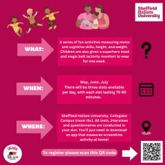 Parents of 3 year olds, living in Sheffield - take part in the iKids study!