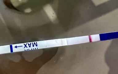 evap or faint positive?