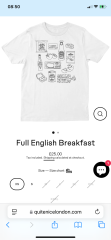English breakfast themed fancy dress