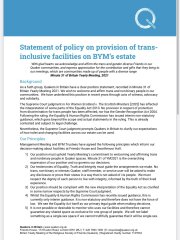 Houses of Parliament refuses to ban trans women from female lavatories