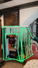 Boxing in under stairs/ PICS