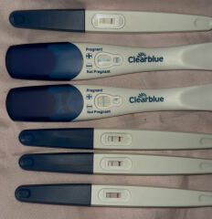 Pregnancy tests getting lighter at 5 weeks