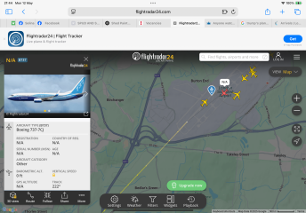 Anyone watching Flightradar tonight…AirForce1 landing?