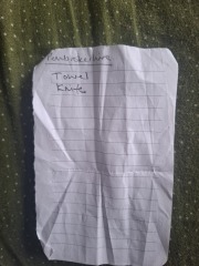I found a shopping list, in my laundry room?!