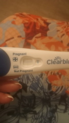 Am worried. Very faint line, 2 days late.