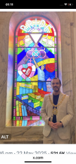 New Pride window in Belfast City Hall