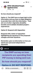 PIP survey - intriguing!