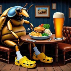 The Bluestocking Arms Women's Pub, where women make friends with Beetles, Androids, Cakes, Dragons, Hedgehogs and other women, where wit and wisdom flourish