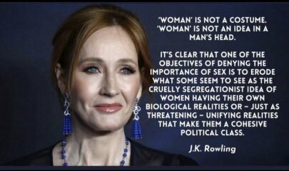 India's outburst to JKR 'I will always be more of a woman than you.'