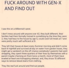 Do today's teenagers/20-somethings lack resilience?