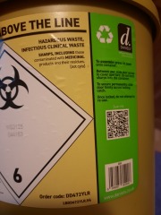 Sharps bin disposal?