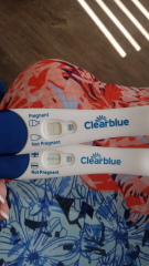 Am worried. Very faint line, 2 days late.