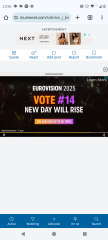 Eurovision 2025 Semi Final 2 - Thursday 15th May 8pm