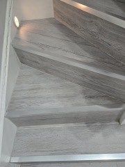 Same flooring throughout whole house