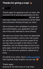 Feedback after job rejection