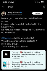 Southwark single-sex protest - Saturday - Council refuses lesbian venue
