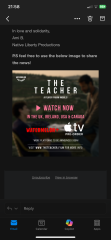 Saw the best movie in a long time:  The Teacher