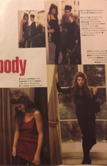 Just17 magazine and Rufus the model