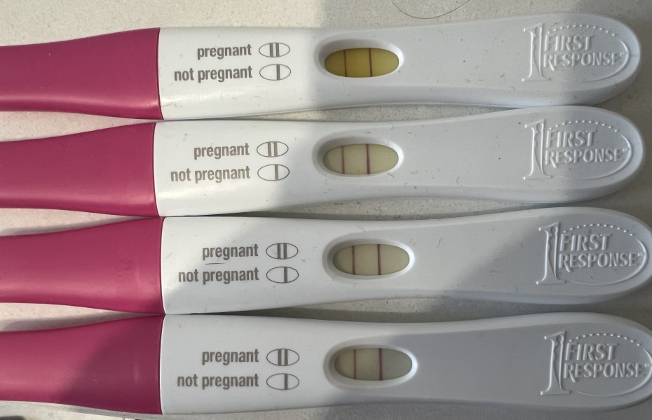 No line progression with the first response dark pink caps - is it just me?