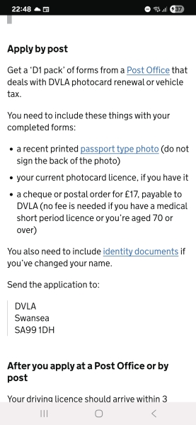 Absolutely fuming with renewing driving license.