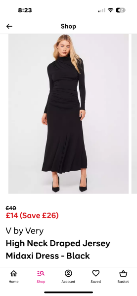 Searching for a black dress - long, cheap, not revealing