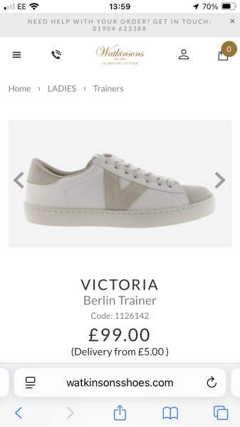 Victoria Madrid trainers?