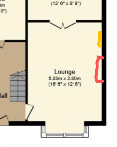 How would you place furniture in this living room?
