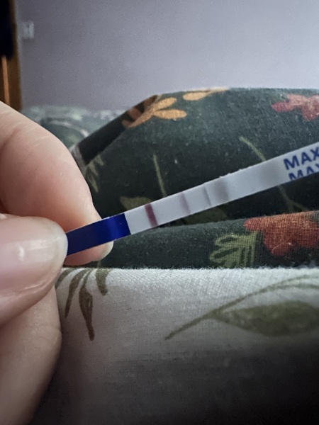 Faint line at 12dpo?