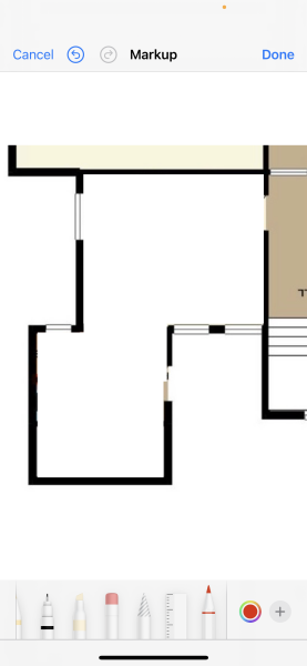 Could you make this strange shaped room a kitchen diner ?