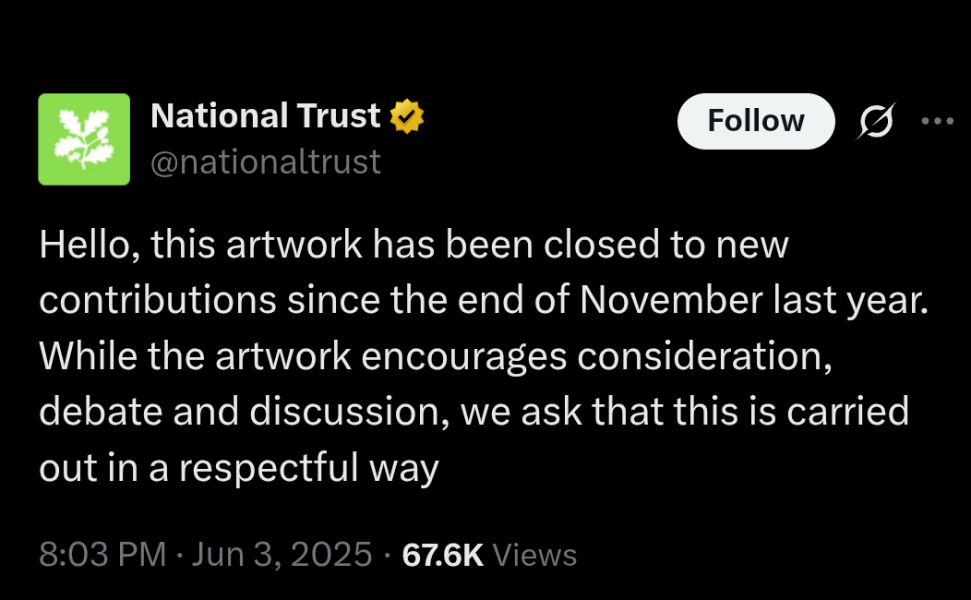 A quiet act of resistance.