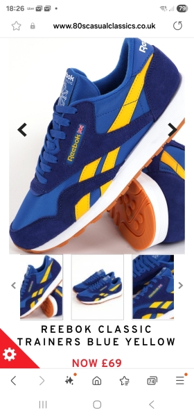 If you were going to buy another pair of retro coloured trainers