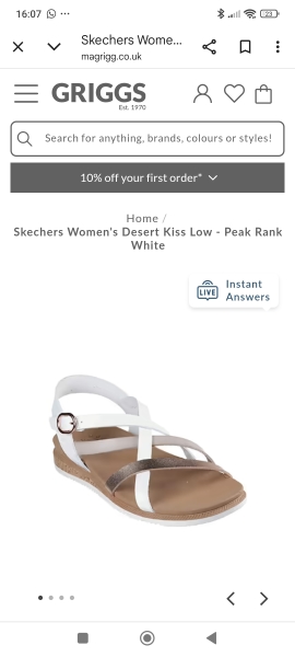 Comfortable city break sandals