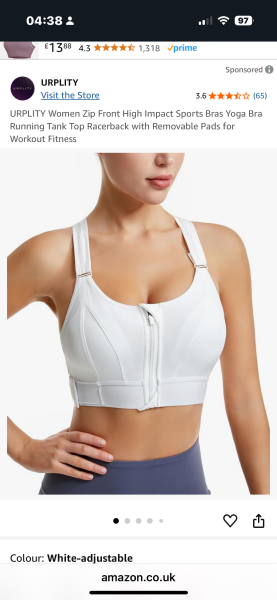 Sports bra for larger busts?