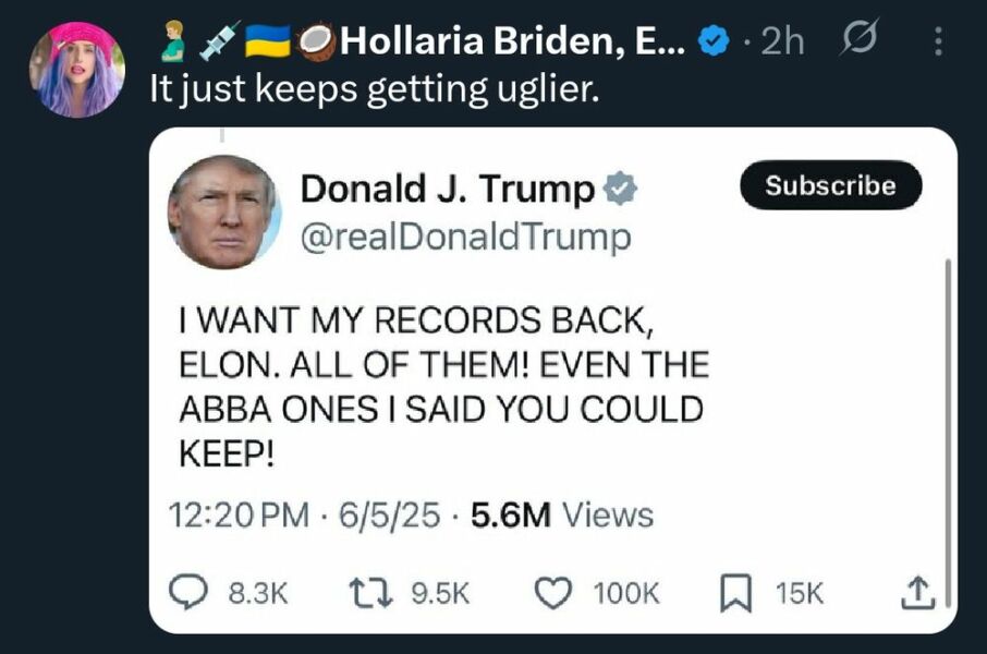 No more Musk, Melania MIA and TACOs for tea: The Idiocracy beds down - Trump thread #144