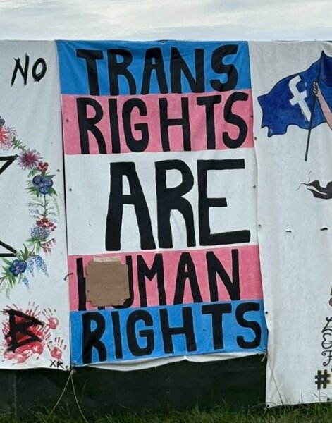 Wow. Have you seen all the Pride and Trans flags flying in the audiences at Glastonbury?