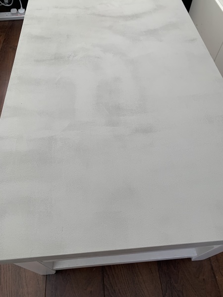 Rustoleum chalk paint looking very patchy