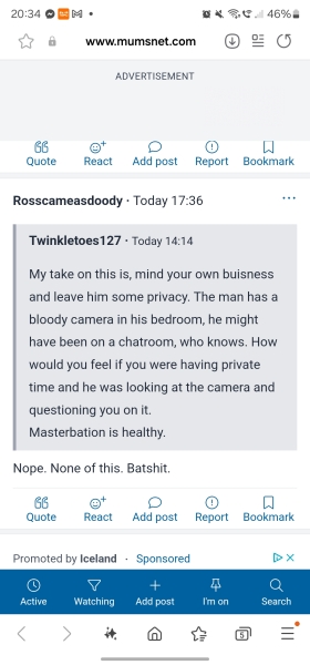 Husband masturbating to messages