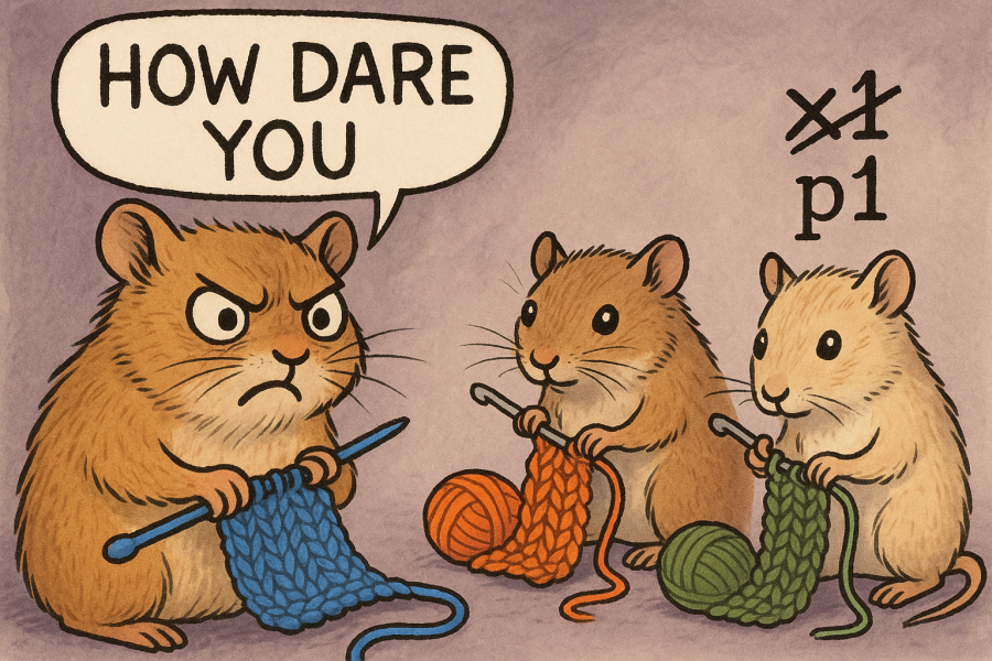 The Bluestocking - where the laugh emoji is sorely missed.