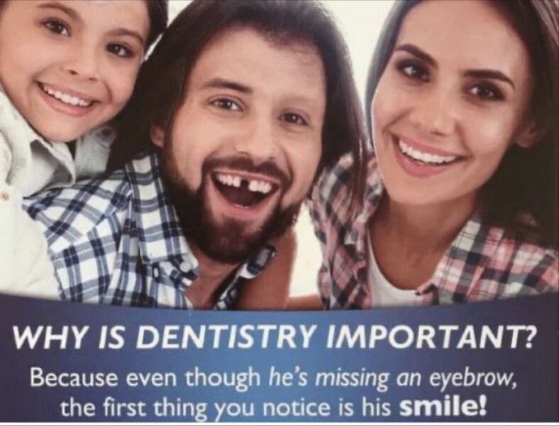 Are you surprised when someone in a professional role has bad teeth