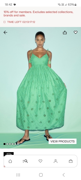 Cool, lightweight, sleeveless cotton dress for holiday to Crete