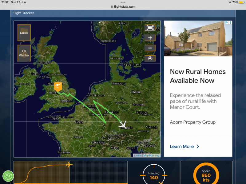 Why does the flight route look like this?