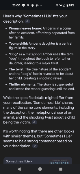 I’m trying to remember the title of a book I read