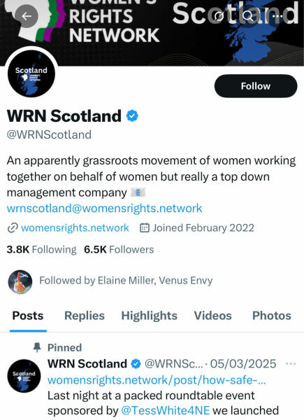 Women’s Rights Network Scotland has imploded