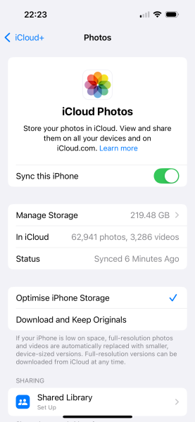 iCloud Photo users - how many photos have you got stored?