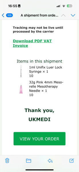 Syringe too blunt for extra dose