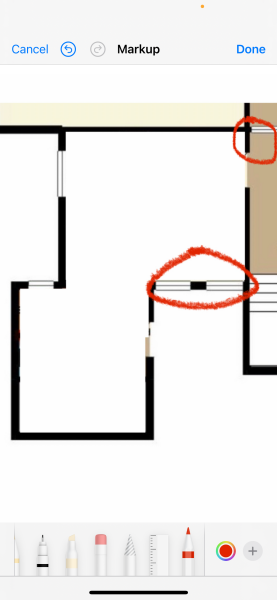 Could you make this strange shaped room a kitchen diner ?