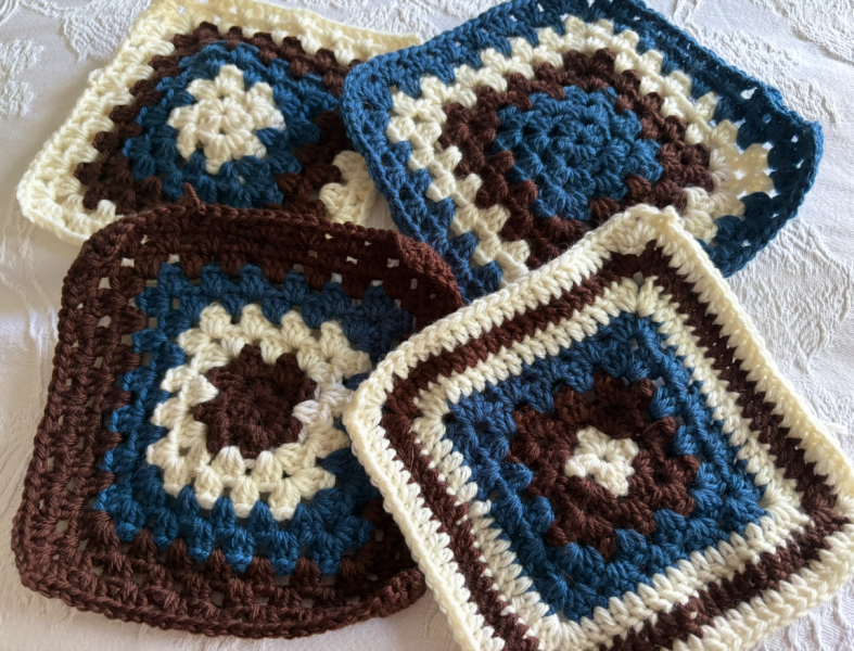 Woolly Hugs. Desperately sad news we are afraid. Making a Blanket for lovely Swashbuckled whose son has tragically died.