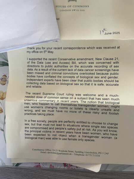 Urgent BH terfing- write to your MP TODAY 5th May on the Data Bill