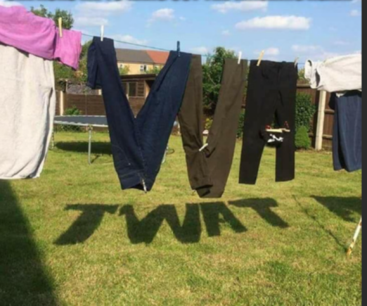 I dry my laundry in my garden and my neighbour is really unhappy about it