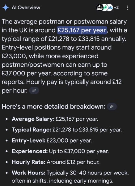 Is anybody/has anybody been a Post Person?